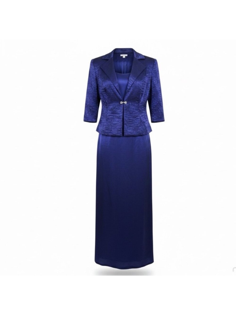 Jessica London Womens Blue 2-Piece Formal Dress & Jacket Size 18W
